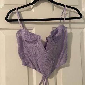 BRAND NEW with tags Urban Outfitters Out from Under Diamond Mesh Corset!